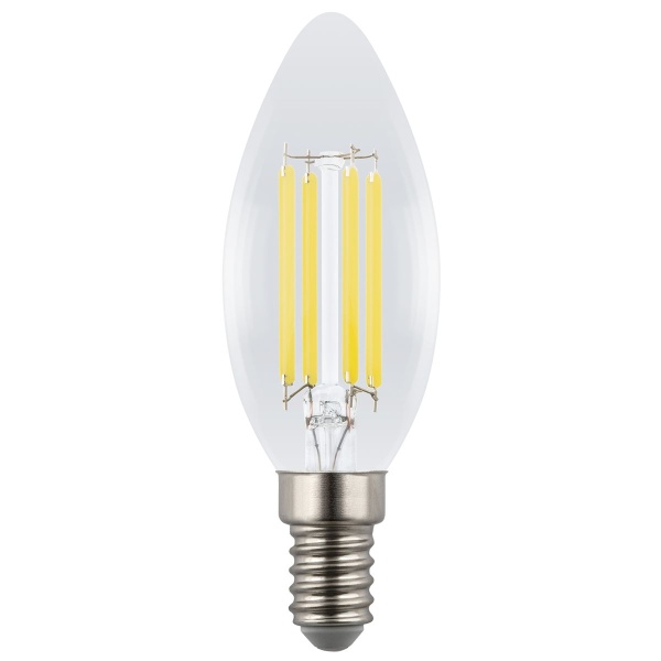Лампа светодиодная Uniel E14 4W 4000K прозрачная LED-C35-4W/4000K/E14/CL GLY01TR UL-00011937