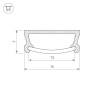 Профиль Arlight TM-2000 (CT) 016939