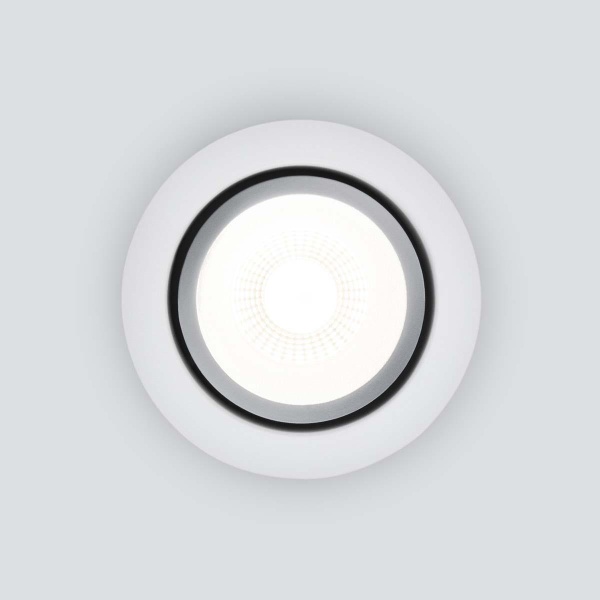 Встраиваемый светодиодный светильник Elektrostandard 15267/LED 7W 4200K белый/серебро a055723