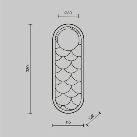 Бра Maytoni MOD473WL-L20BSK