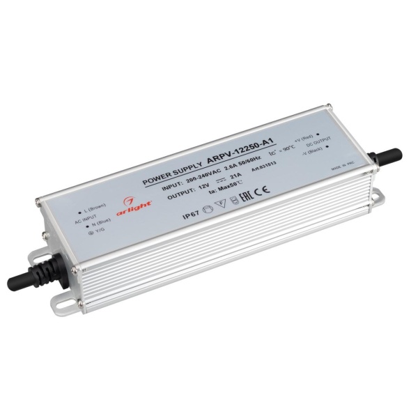 Блок питания Arlight ARPV-12250-A1 12V 252W IP67 21A 031513