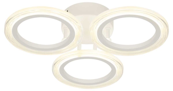 Светильник потолочный светодиодный ЭРА Модерн Ring CLL-1-39W 4K WH без ДУ белый Б0069742