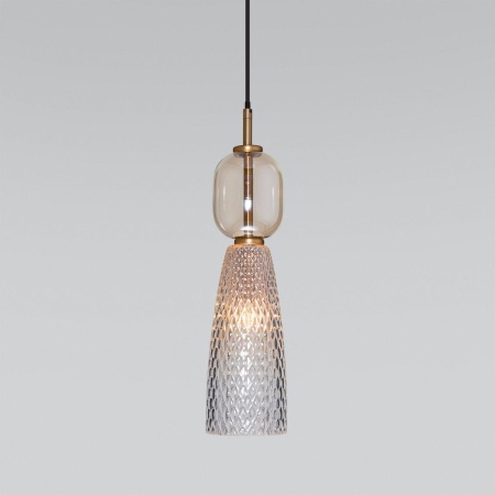 Подвесной светильник Eurosvet Glossy 50211/1 янтарный