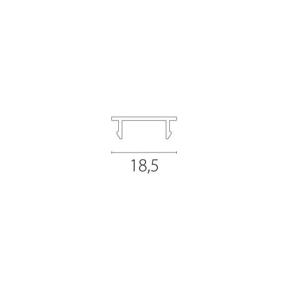 Экран декоративный (1м) к треку 5040xx-(F)/(R) Quattro Lightstar 504006-FR