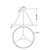 Подвесной светильник Maytoni Rim MOD058PL-L54BS3K