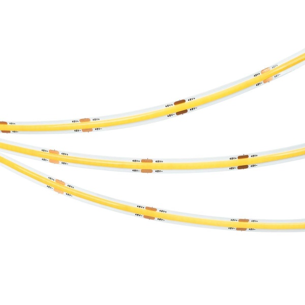 Светодиодная лента Arlight 8W/m 320LED/m CSP теплый белый 50М COB-X320-8mm 48V Warm2700 043242