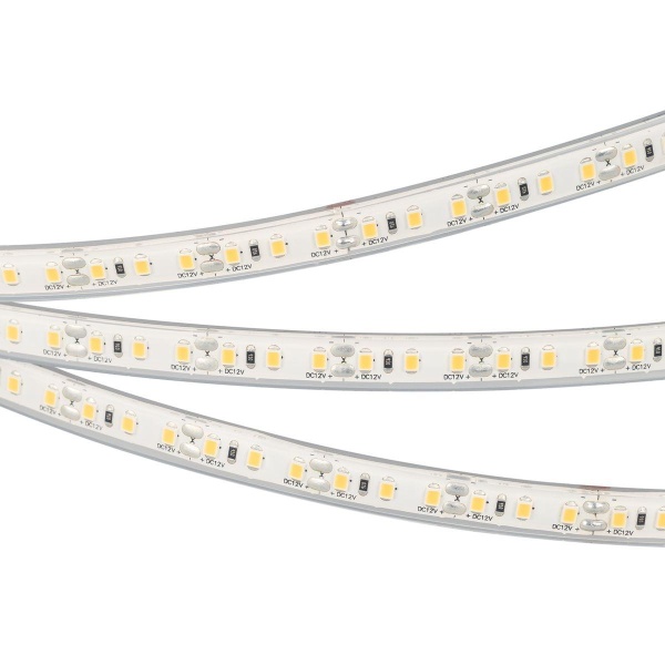 Светодиодная влагозащищенная лента Arlight 8W/m 120Led/m 2835SMD теплый белый 5M RTW-PU-A120-10.5mm 12V Warm3000 029598(3)