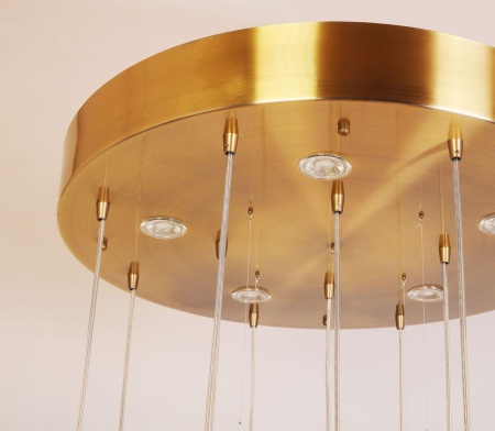 Подвесная люстра Abrasax Paula PL.5301-(8+4)+5BRshade