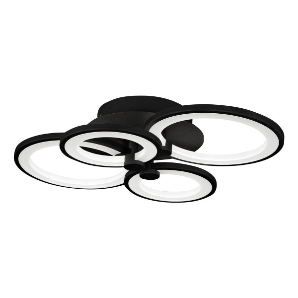 Потолочная светодиодная люстра iLedex Ring A001/4 MBK