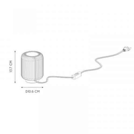 Настольная лампа Lucide Turbin 26500/05/02