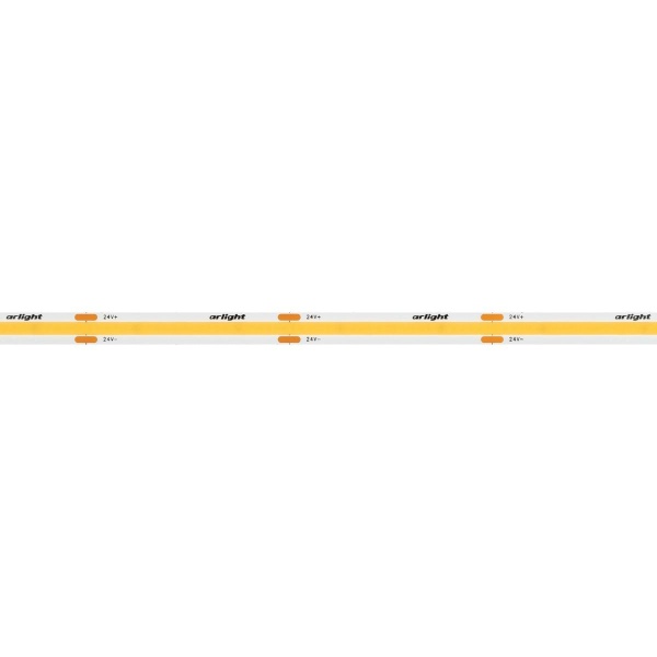 Светодиодная лента Arlight 8W/m 480LED/m CSPSMD холодный белый 5M COB-X480-8mm 24V White6000 039057