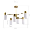 Потолочная люстра Evoluce Gessi SLE1139-302-06