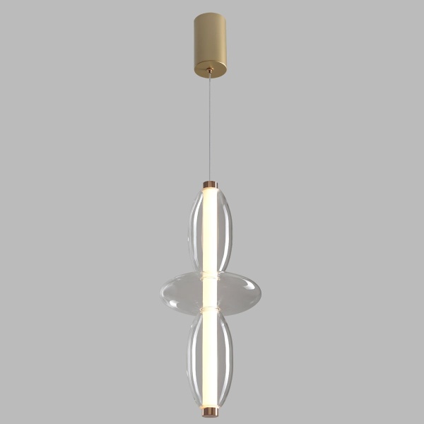 Подвесной светодиодный светильник Crystal Lux Quasar SP14W Led Transparent