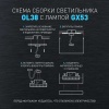 Настенно-потолочный светильник ЭРА OL38 BK Б0056386