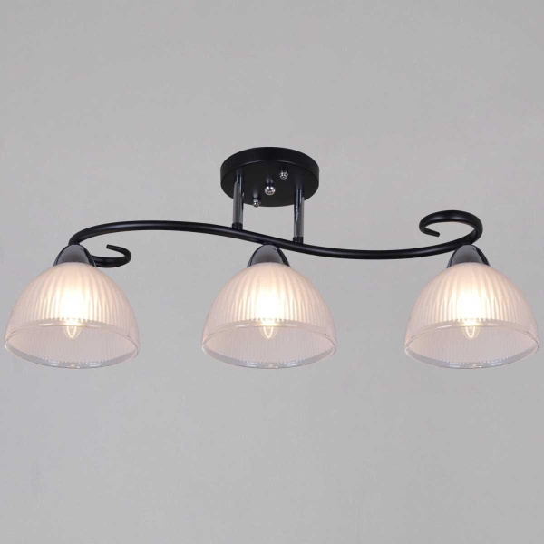 Потолочная люстра Reluce 66360-0.3-03 BK+CR