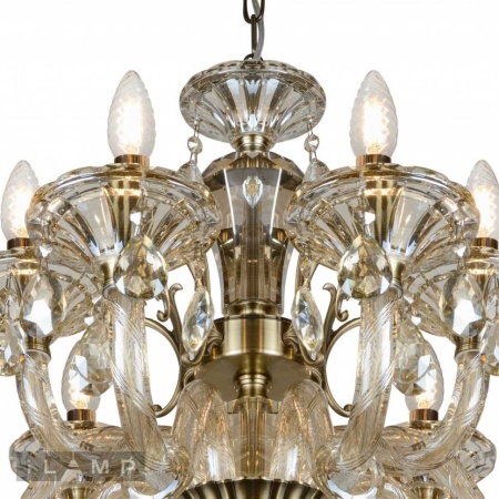 Подвесная люстра iLamp Asia 61079-8+4 BR