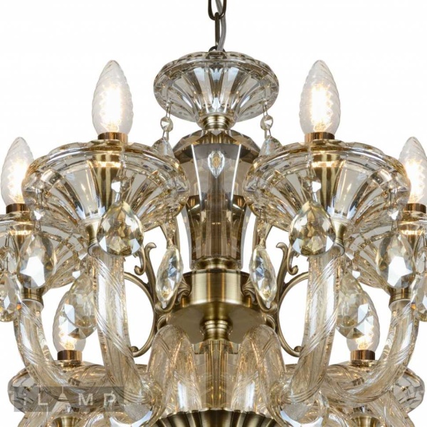 Подвесная люстра iLamp Asia 61079-8+4 BR