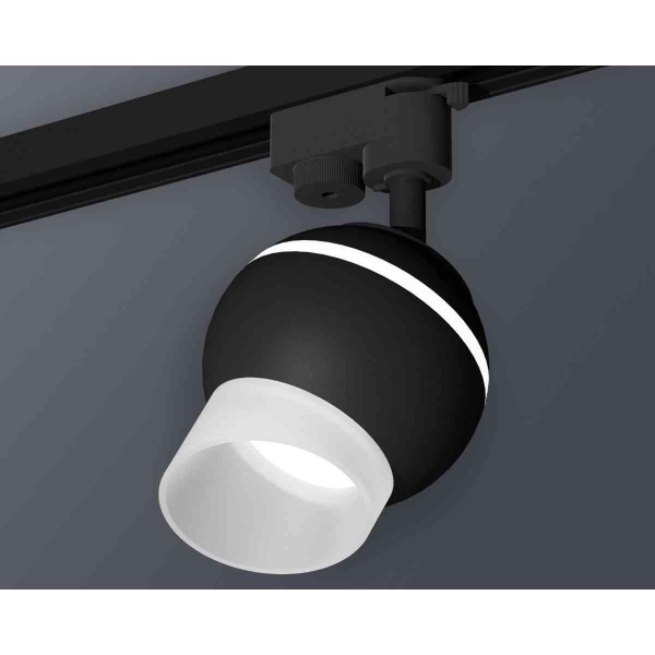 Комплект трекового светильника Ambrella light Track System XT1102073 SBK/FR черный песок/белый матовый (A2521, C1102, N7175)