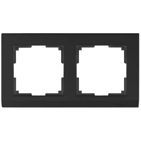 Рамка Werkel Stark на 2 поста черный W0021808 4690389161827