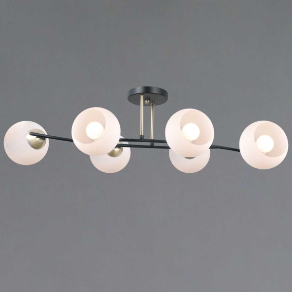 Светильник потолочный Illumico IL0798-6CSQ-25 BK AB TRENTO