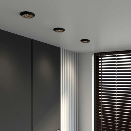 Встраиваемый светильник Elektrostandard 25007/01 GU10 чёрный a064251