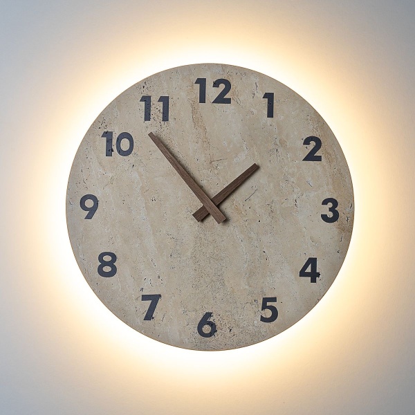 Настенный светильник с часами Citilux Mares CL246016