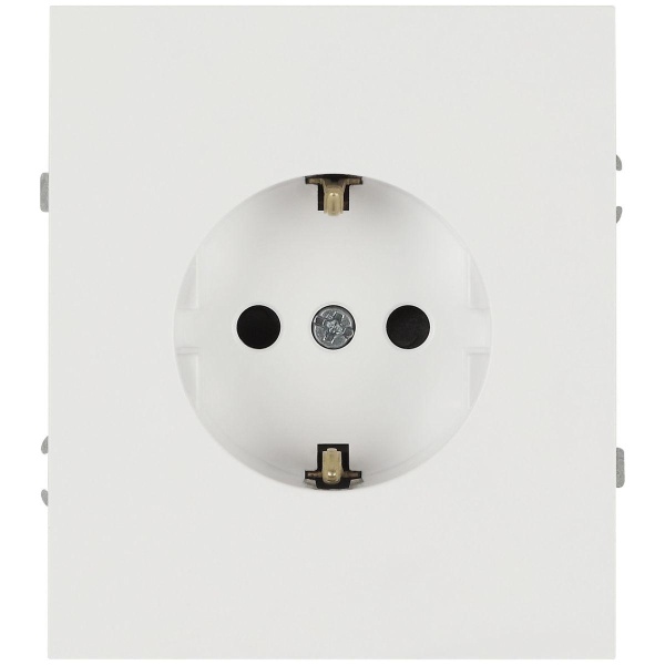 Розетка ЭРА Arktik 16-2102-08 с заземлением 2P+E Schuko со шторками 16А-250В белый матовый Б0070431