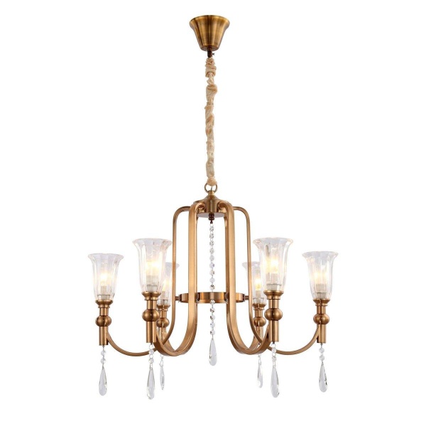 Подвесная люстра Lumina Deco Rionella LDP 8041-6 S.GD