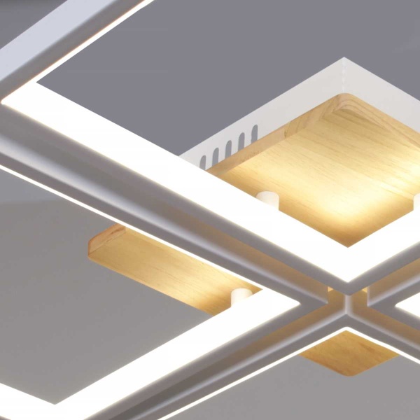 Потолочный светильник Reluce 78560-0.3-04 WH+WOOD