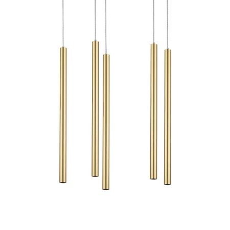 L5T747233 Люстра TUBO LED 25W 1500LM 25G ЗОЛОТО 3000K