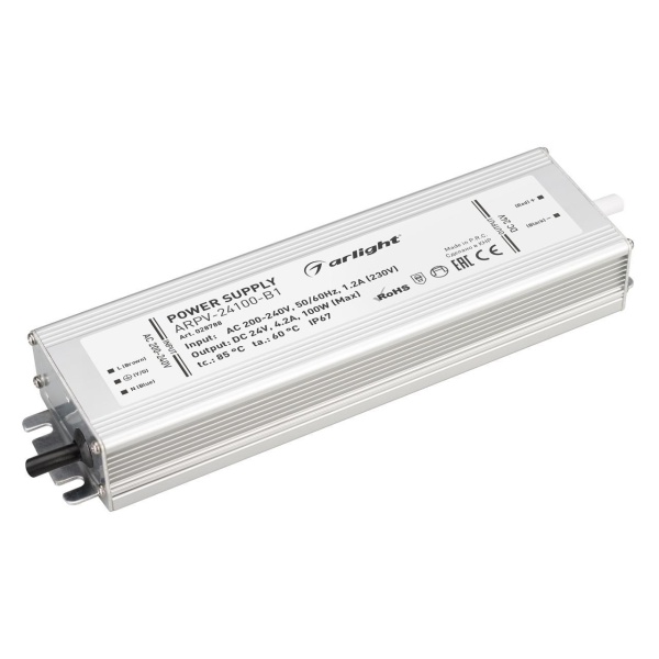 Блок питания Arlight ARPV-24100-B1 24V 100W IP67 4,2A 028788