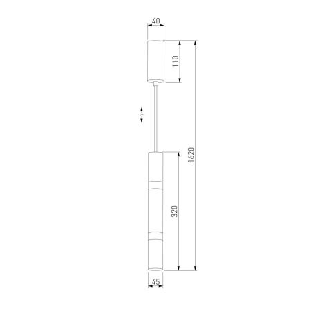 Подвесной светодиодный светильник Eurosvet Axel 50210/1 LED хром