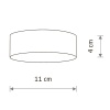 Потолочный cветильник Nowodvorski Lid Round Led White 10411