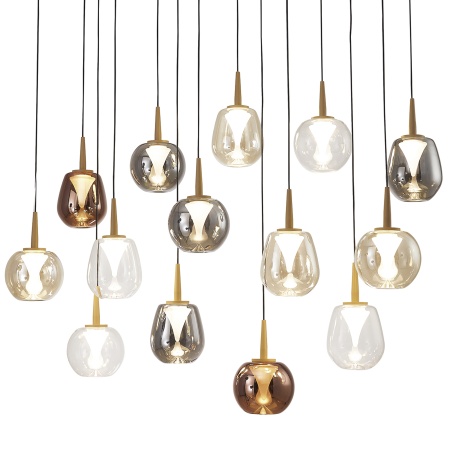 Подвесная светодиодная люстра Mantra Andromeda 8936+14PL