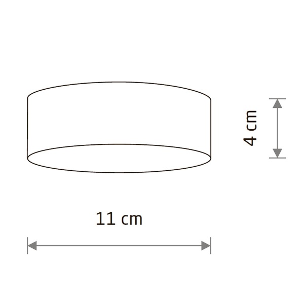 Потолочный cветильник Nowodvorski Lid Round Led White 10411