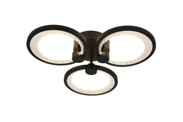 Светильник потолочный светодиодный ЭРА Модерн с ДУ Odry CLL-1-46-RC BK Б0069750