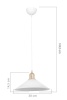 Подвесной светильник Toplight Delilah TL1606H-01WH