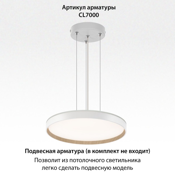 Потолочный светодиодный светильник Citilux Etalon CL750400R