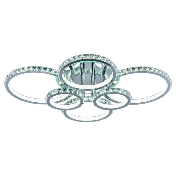 Потолочная светодиодная люстра Profit Light 8052/6 CHR