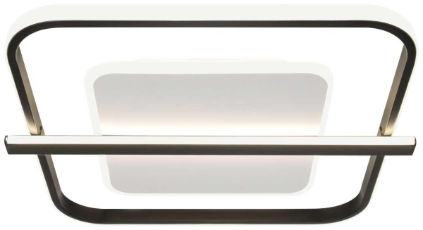 Светильник потолочный светодиодный ЭРА Модерн Franco CLL-1-107W 3K-6K RC BK с ДУ черный Б0069746