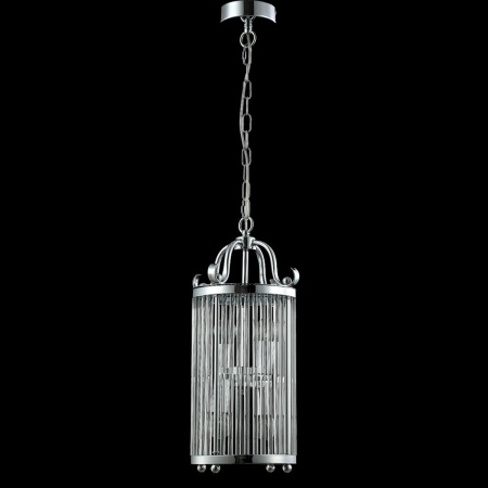 Подвесная люстра Crystal Lux Tadeo SP4 D200 Chrome/Transparente