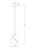 Подвесной светильник Freya Element FR5181PL-01CH