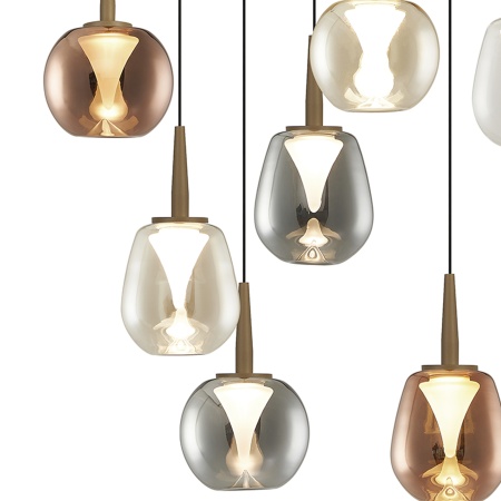 Подвесная светодиодная люстра Mantra Andromeda 8934+8PL