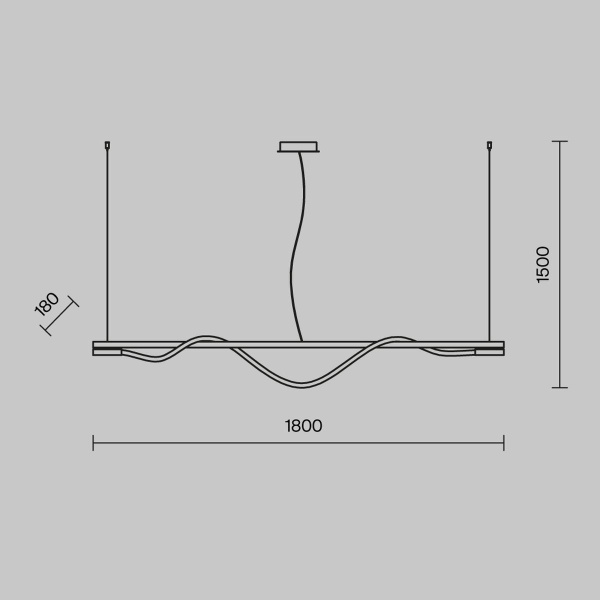 Подвесной светильник Maytoni Tau MOD166PL-L20G3K