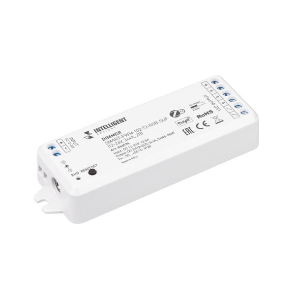 INTELLIGENT ARLIGHT Диммер SMART-PWM-102-72-RGB-SUF (12-24V, 3x4A, ZB) (IARL, Контроллер) 046536