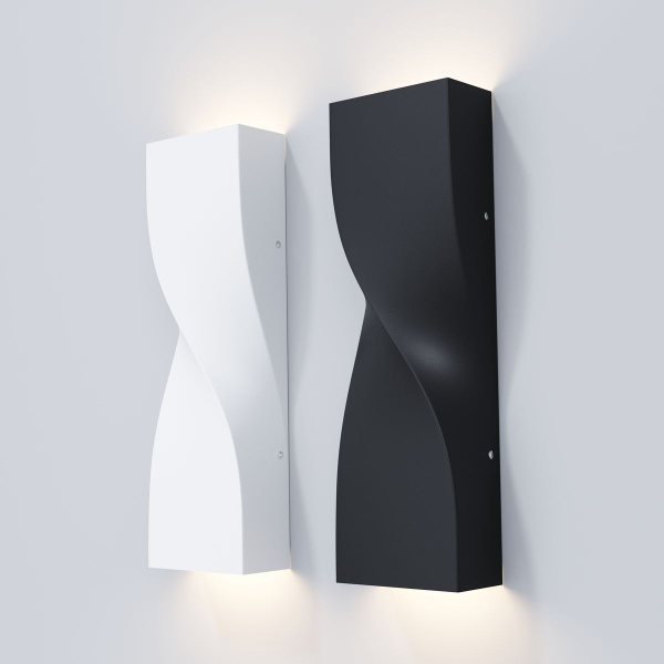 Уличный настенный светодиодный светильник Maytoni Twist O040WL-L11W3K