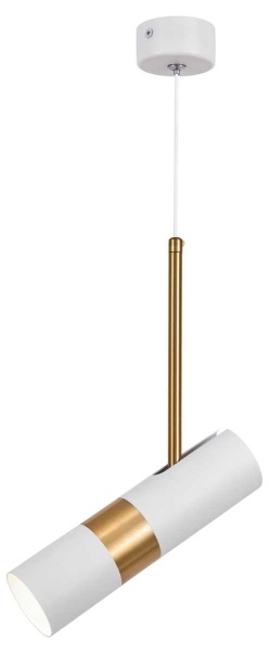 Подвесной светильник ЭРА PL33 WH/GD MR16 GU10 Б0061381
