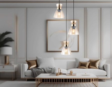 Светильник подвесной со стеклянными плафонами Ambrella light Traditional TR3405