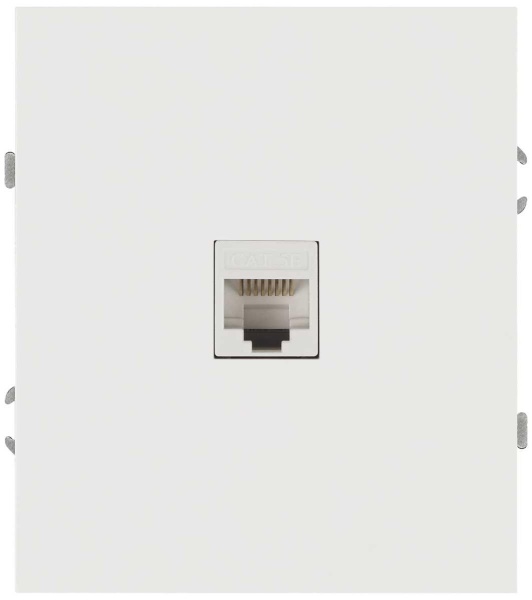 Розетка ЭРА Arktik 16-3107-01 информационная RJ45 белый Б0070474