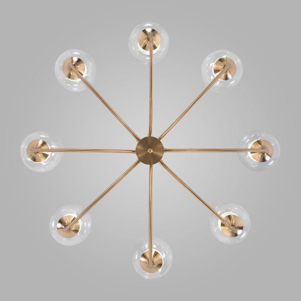 Подвесная люстра Eurosvet Spritz 70217/8 латунь